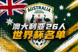 澳大利亚世界杯26人名单：伊兰昆达、瑞安、梅特卡夫领衔配图